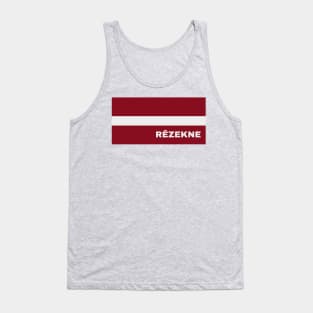 Rēzekne City in Latvian Flag Tank Top